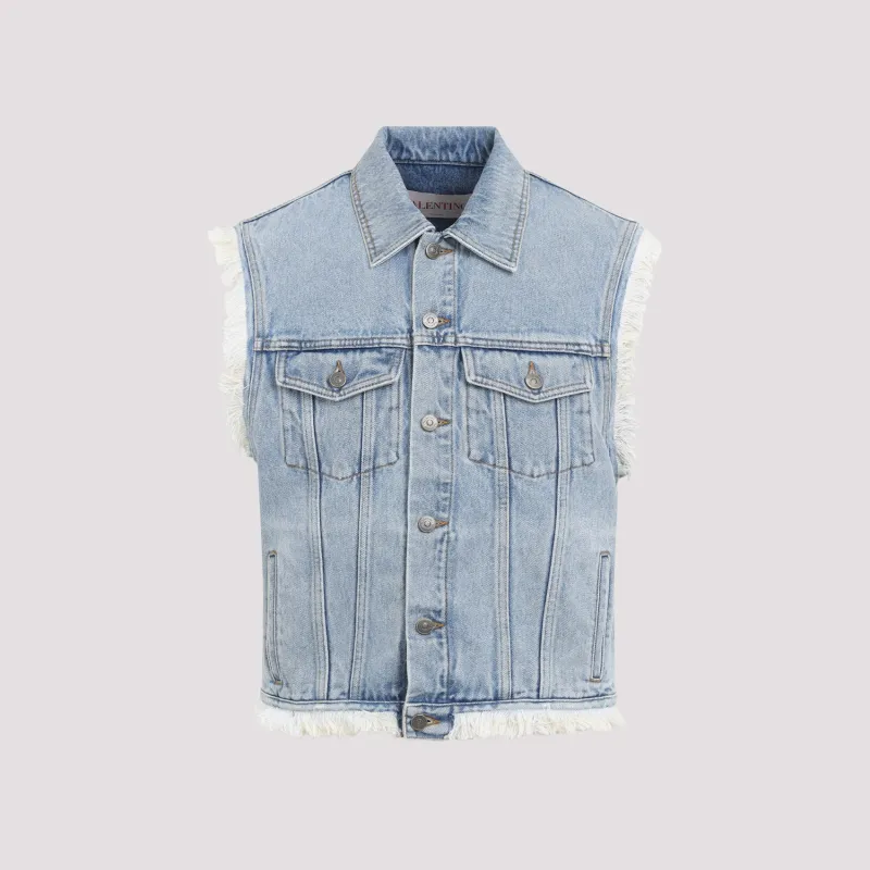 Valentino Denim Vest made by Valentino