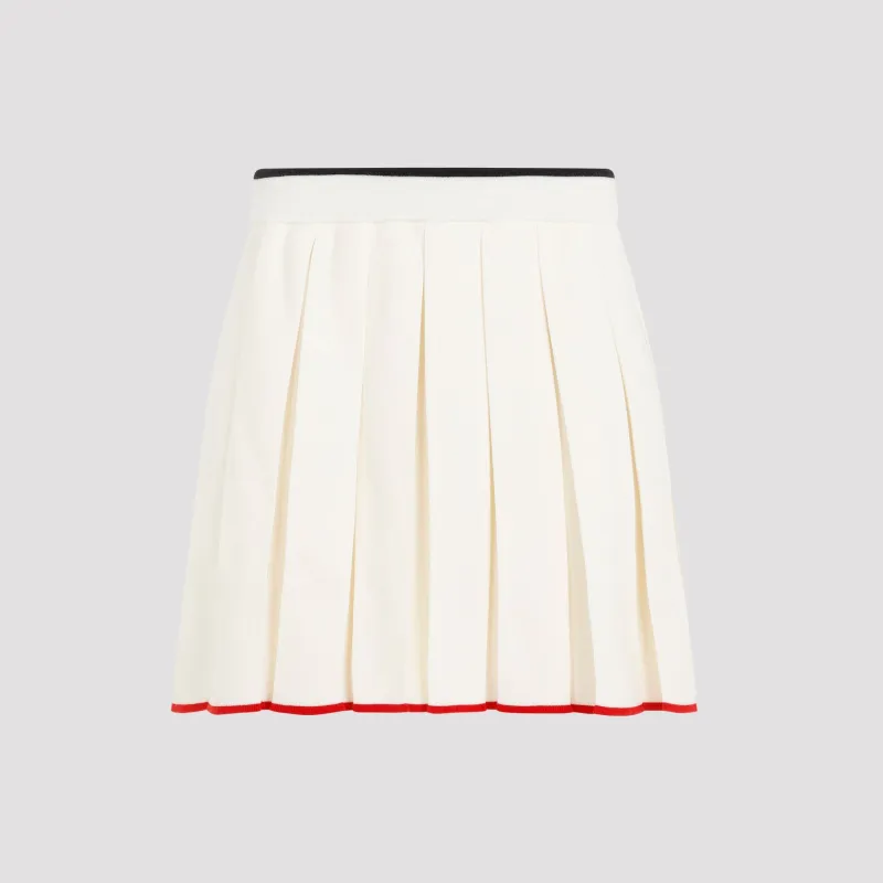 Thom Browne Full Needle Stitch Mini Pleated Skirt made by Thom Browne