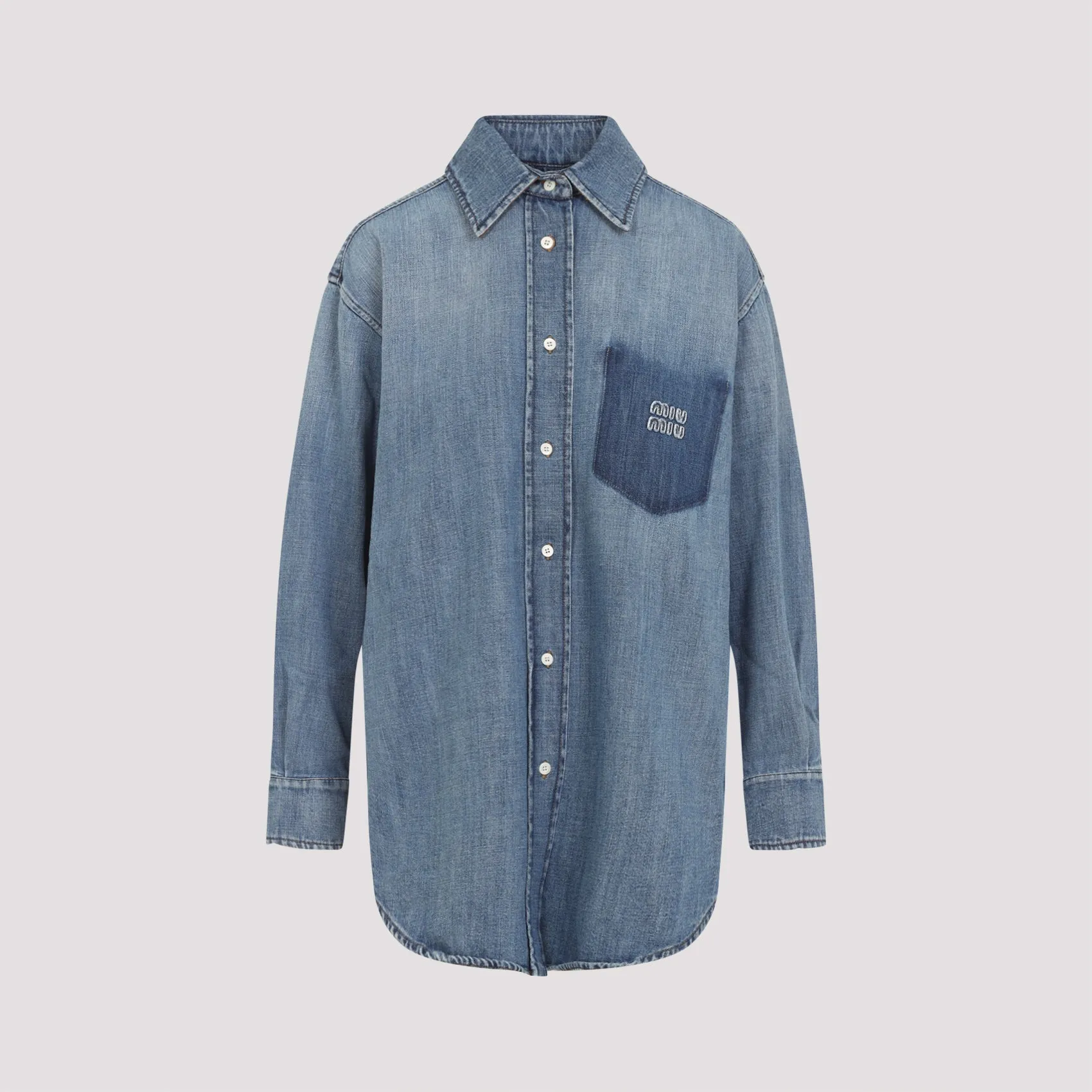 Miu Miu Denim Shirt sold by Lord & Taylor
