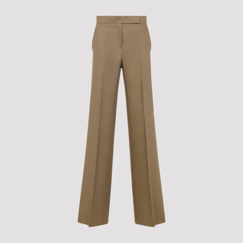 Max Mara Badesse Regular Linen Pants made by MaxMara