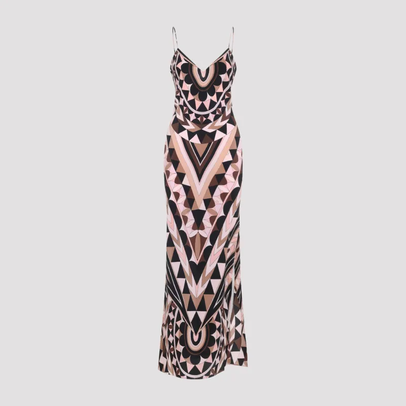 Pucci Silk Long Dress made by Emilio Pucci