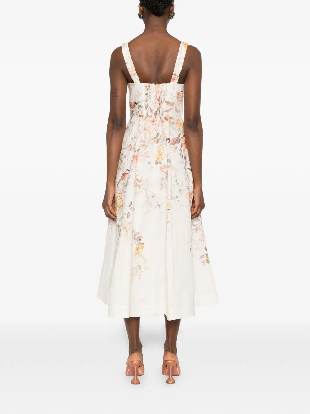 LUNA LINEN MIDI DRESS sold by Lord & Taylor product image thumbnail 5