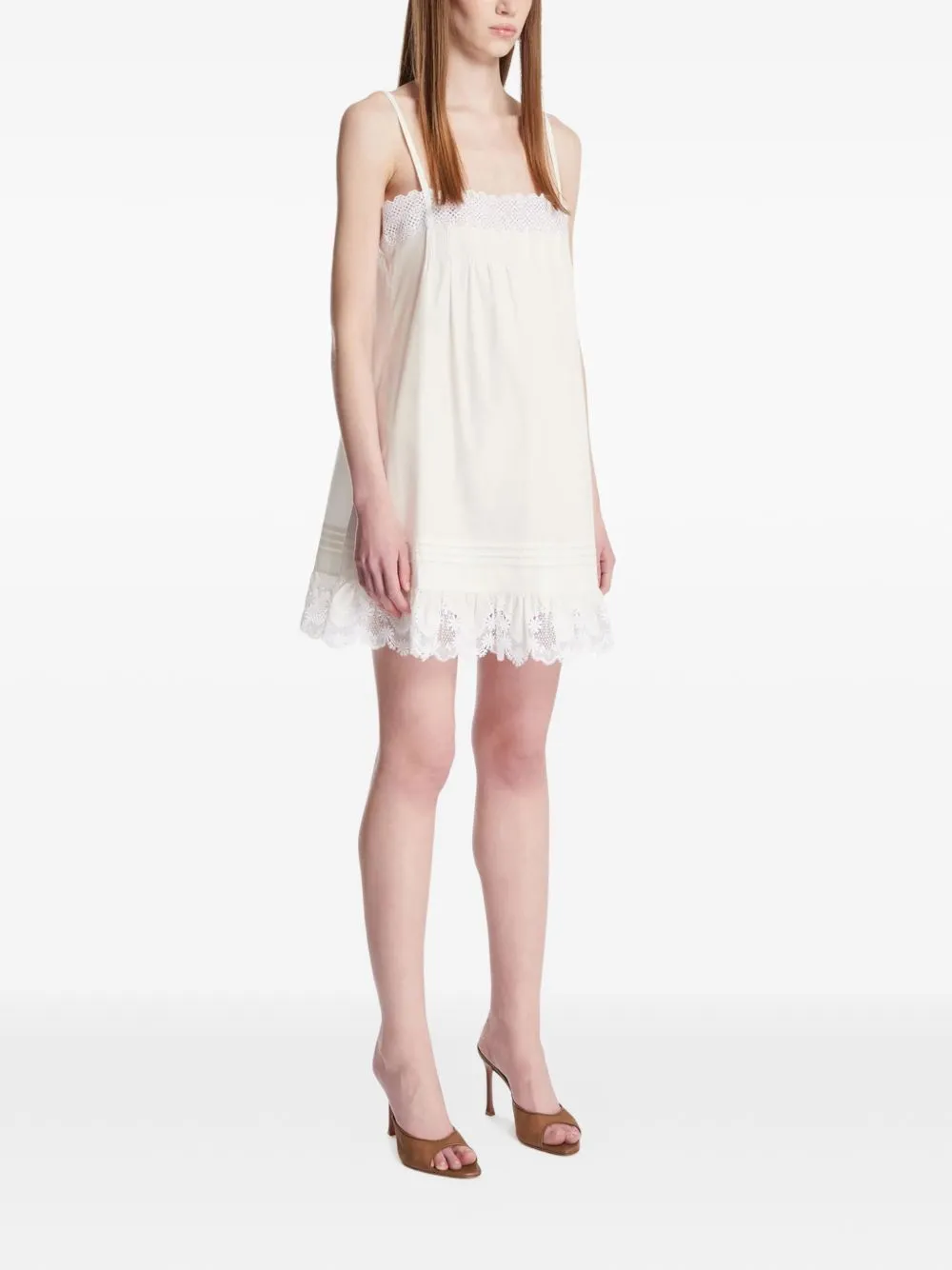 EMBROIDERED COTTON MINI DRESS sold by Lord & Taylor product image thumbnail 4