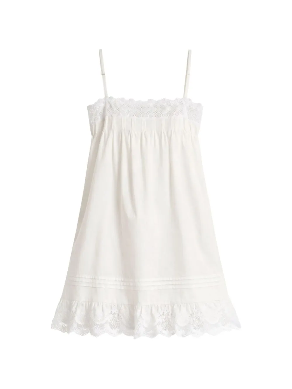 EMBROIDERED COTTON MINI DRESS sold by Lord & Taylor