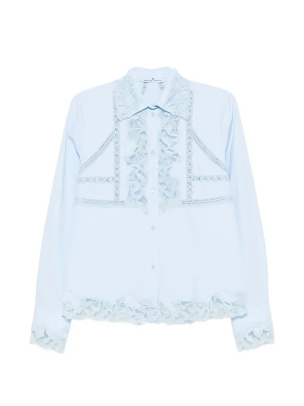 EMBROIDERED COTTON SHIRT made by Ermanno Scervino