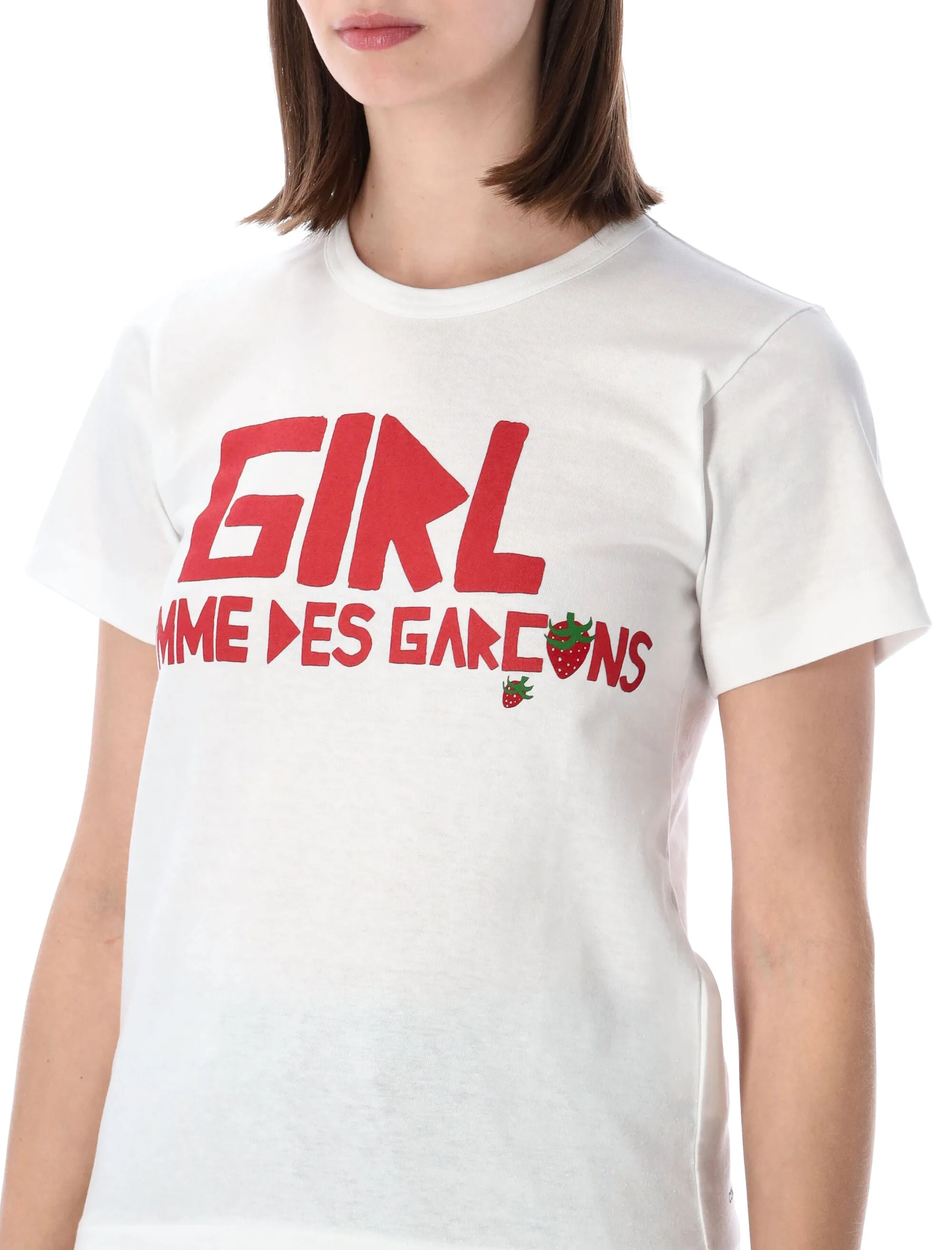 COMME DES GARÇONS GIRL LOGO PRINT T-SHIRT sold by Lord & Taylor product image thumbnail 3