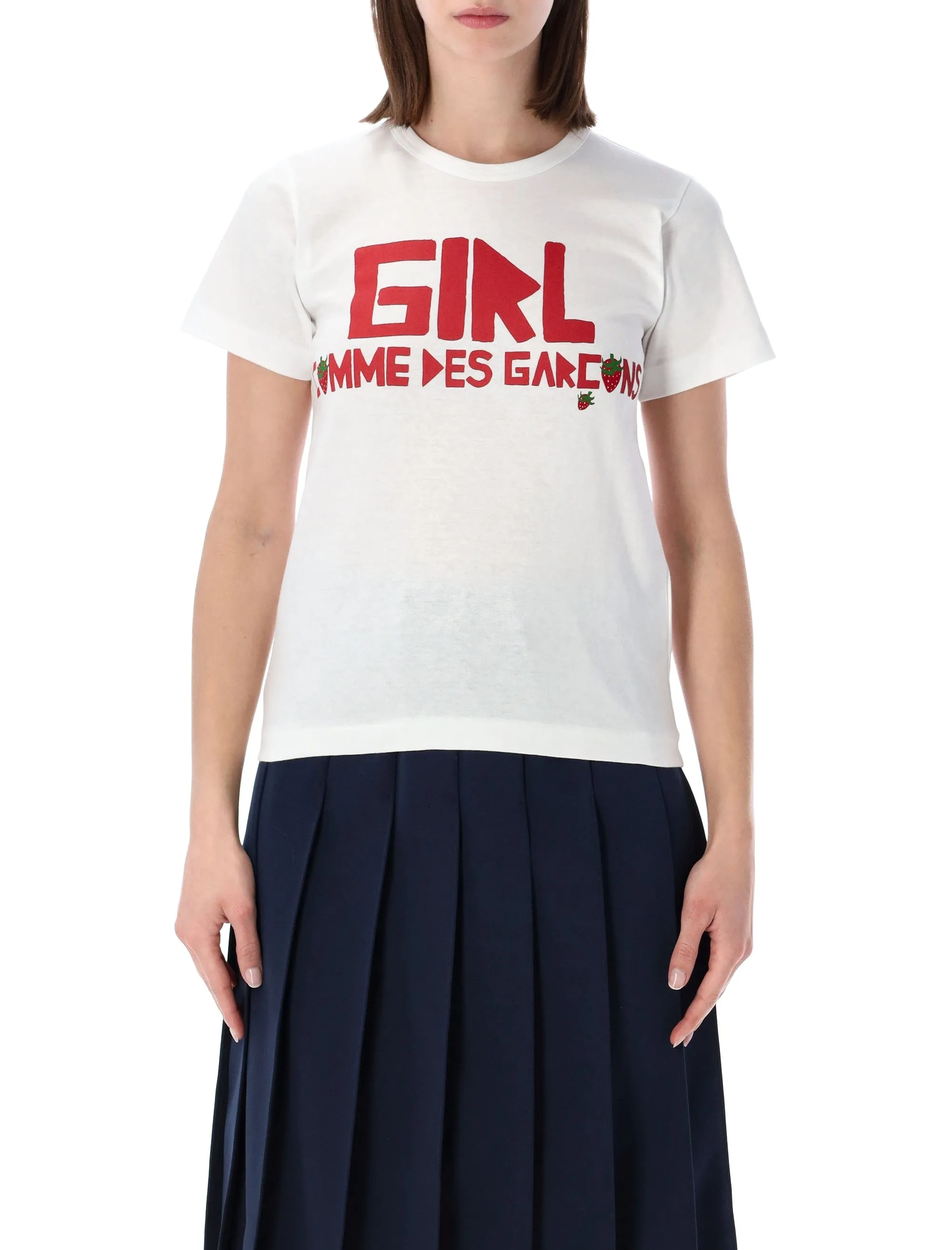 COMME DES GARÇONS GIRL LOGO PRINT T-SHIRT sold by Lord & Taylor