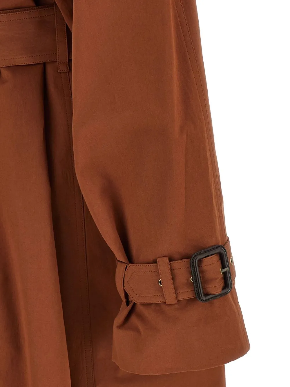 CARAMEL COTTON BLEND OVERSIZE TRENCH COAT sold by Lord & Taylor product image thumbnail 5