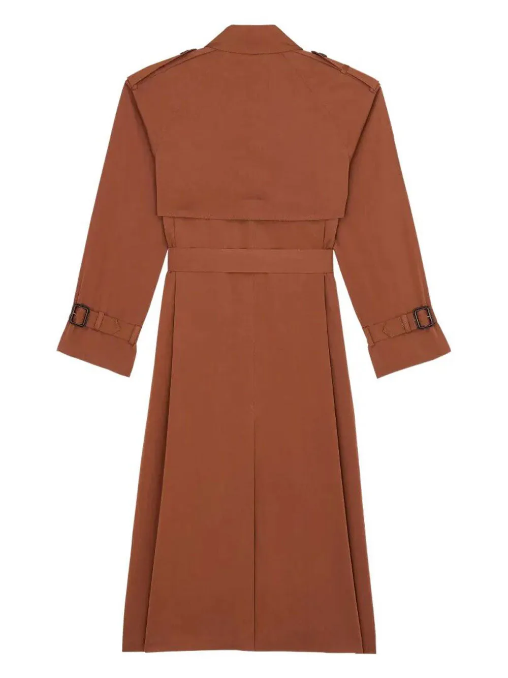 CARAMEL COTTON BLEND OVERSIZE TRENCH COAT sold by Lord & Taylor product image thumbnail 2