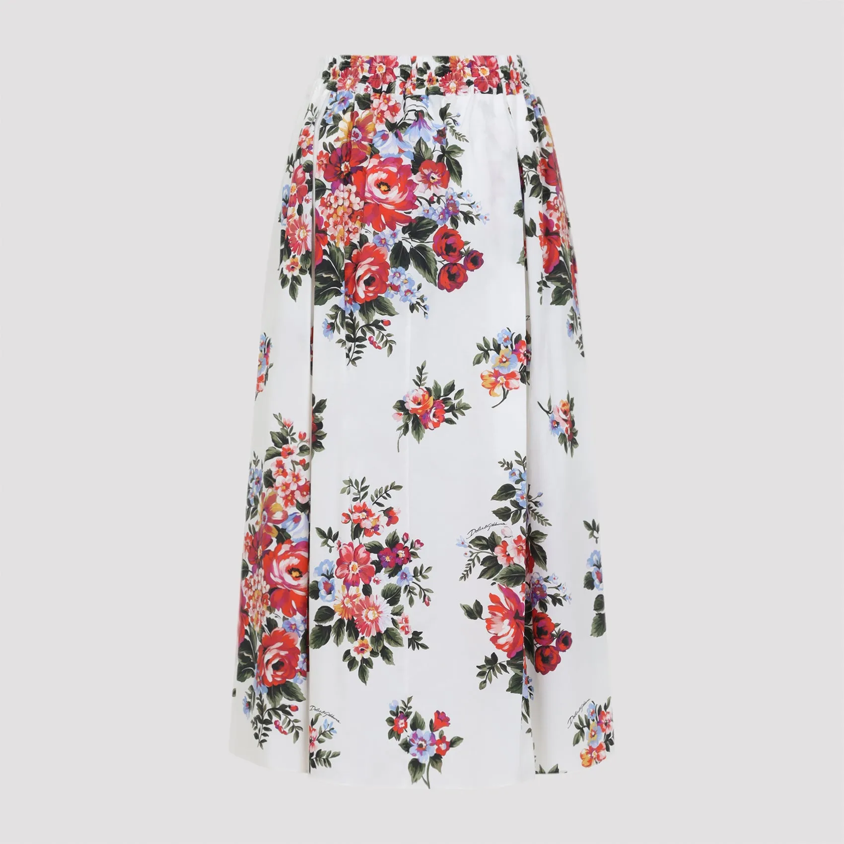 DOLCE&GABBANA FLORAL POPLIN MIDI SKIRT sold by Lord & Taylor product image thumbnail 3
