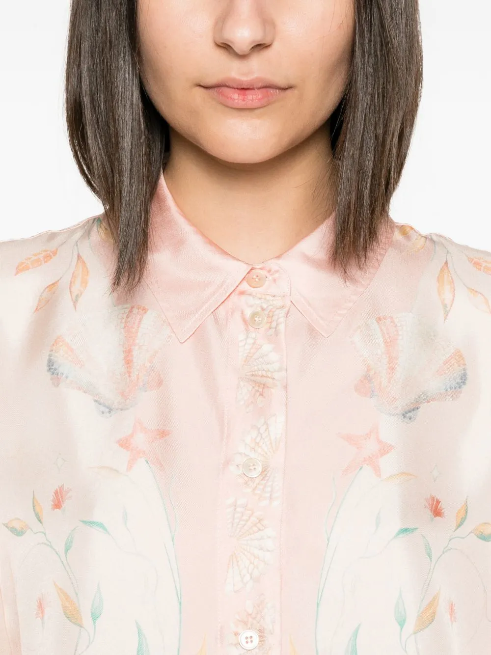 PRINTED SILK SHIRT sold by Lord & Taylor product image thumbnail 2