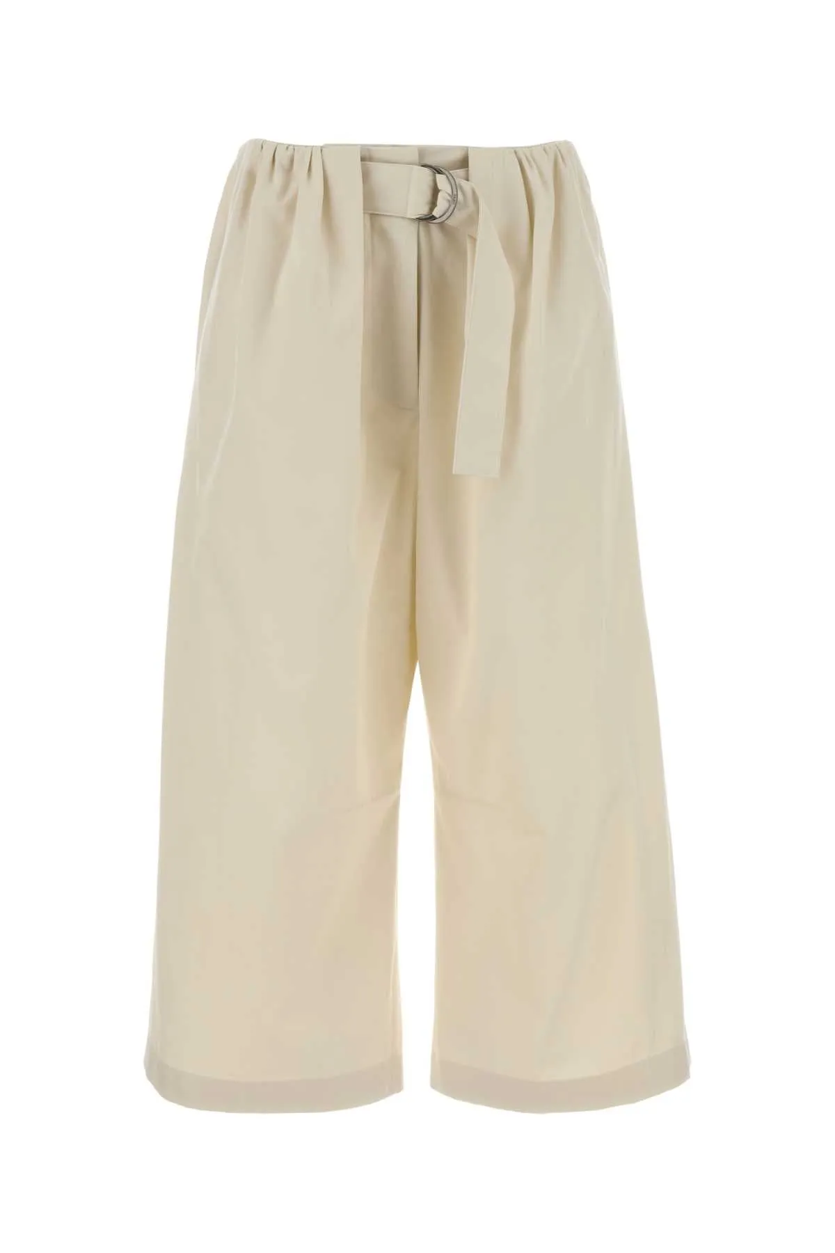 IVORY COTTON BLEND WIDE-LEG PANT sold by Lord & Taylor