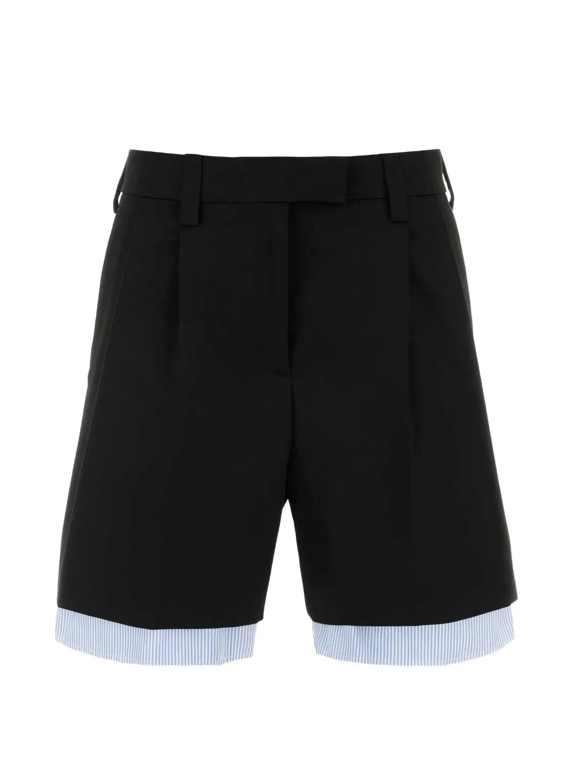 BLACK COTTON BERMUDA SHORTS sold by Lord & Taylor