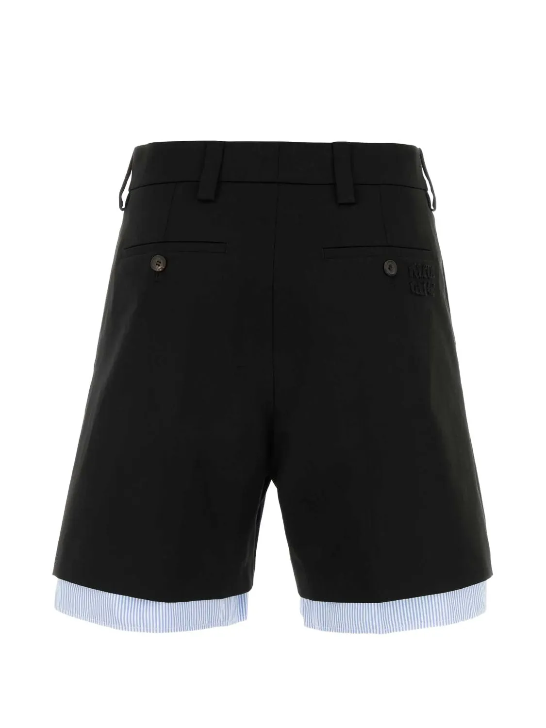 BLACK COTTON BERMUDA SHORTS sold by Lord & Taylor product image thumbnail 2