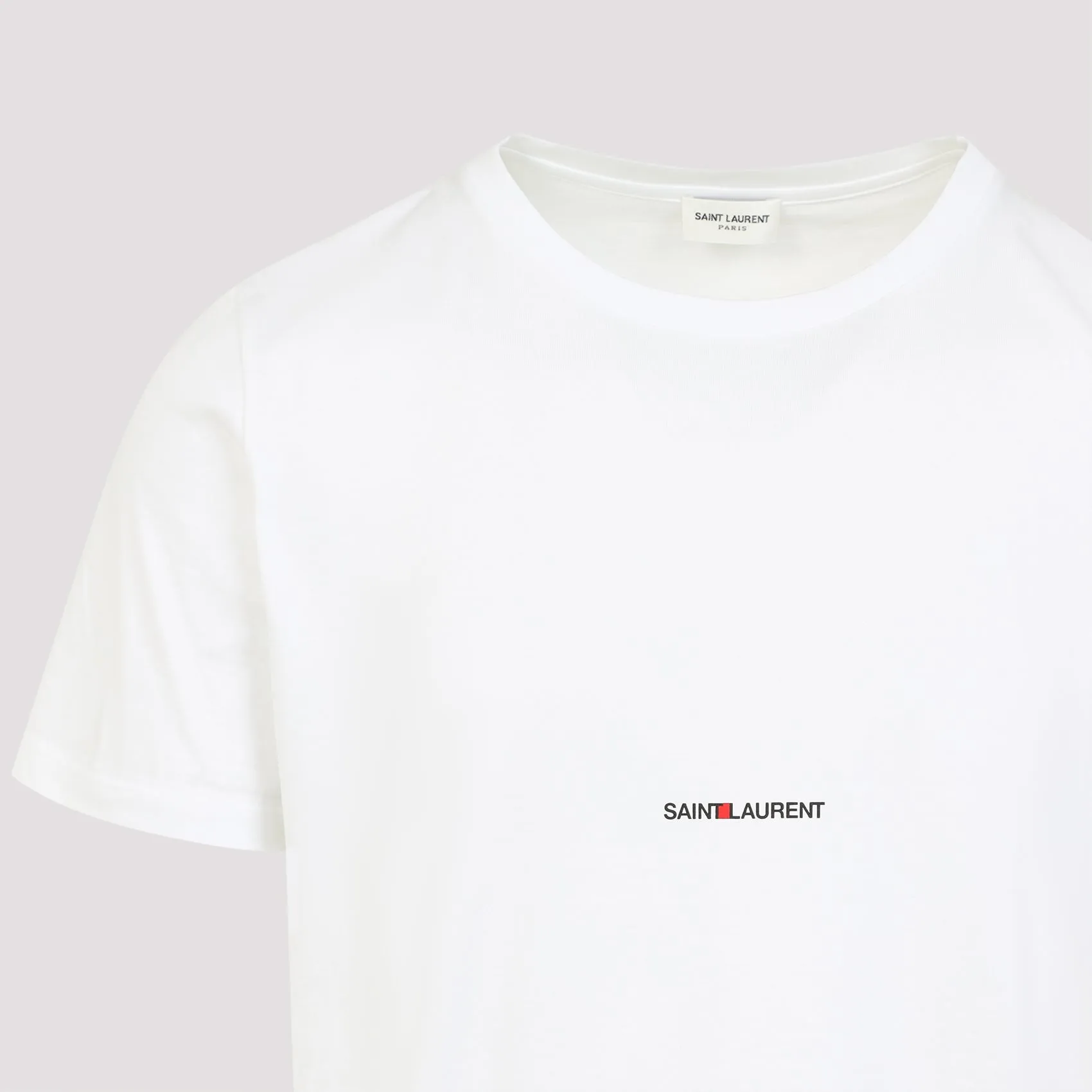 Saint Laurent Crew Neck T-shirt sold by Lord & Taylor product image thumbnail 5