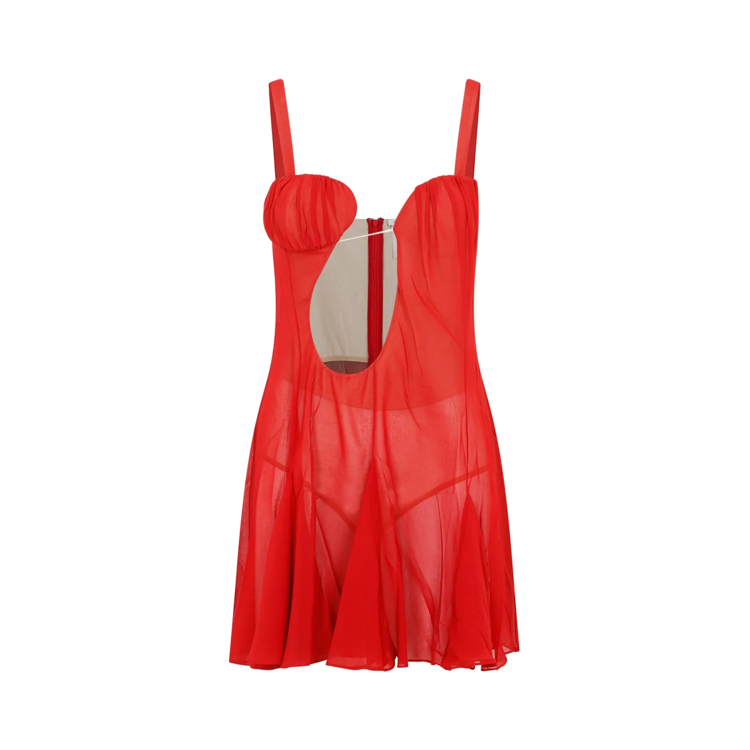 Nensi Dojaka Asymmetrical Panel Godet Mini Dress sold by Lord & Taylor product image thumbnail 2