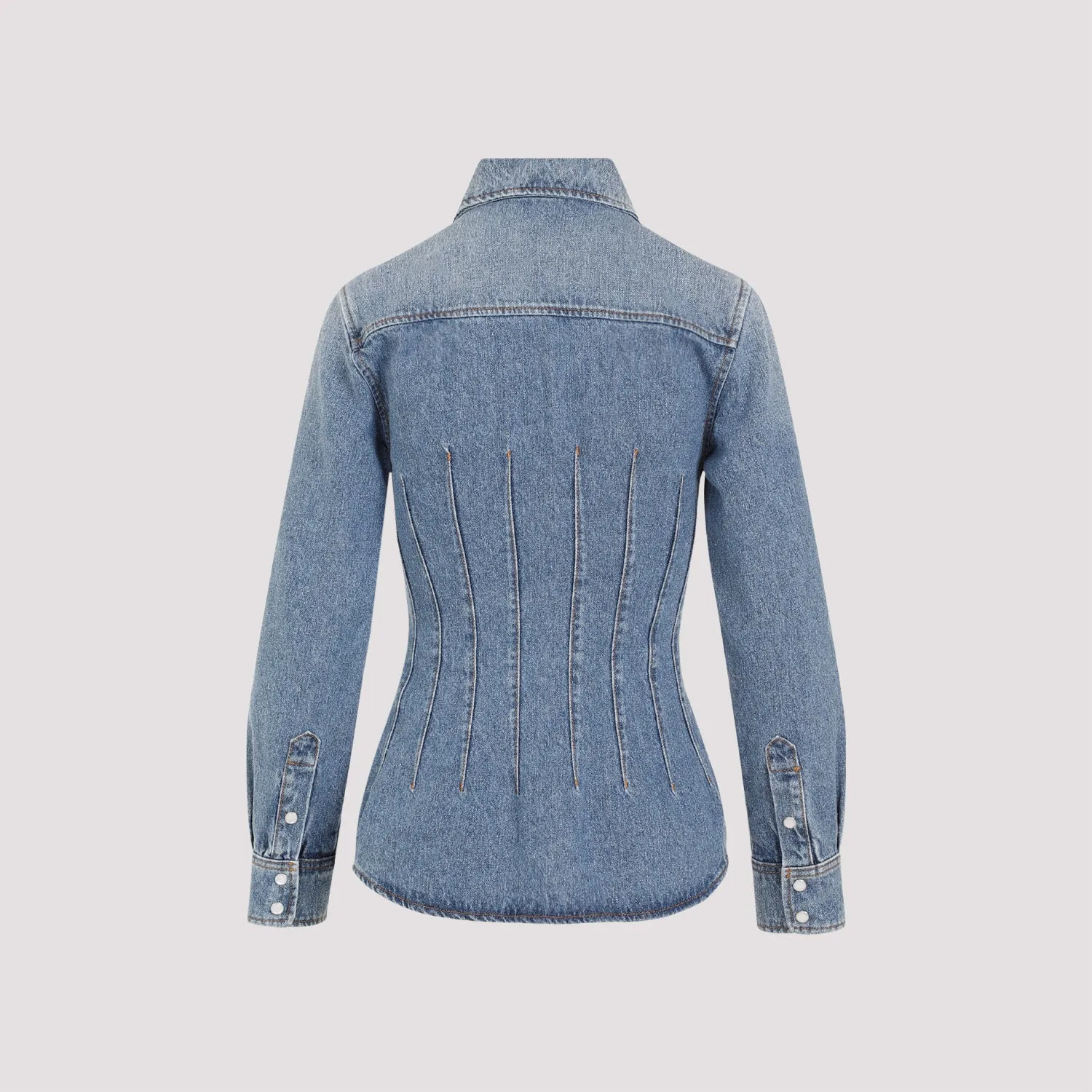 Chloe Denim Shirt sold by Lord & Taylor product image thumbnail 4