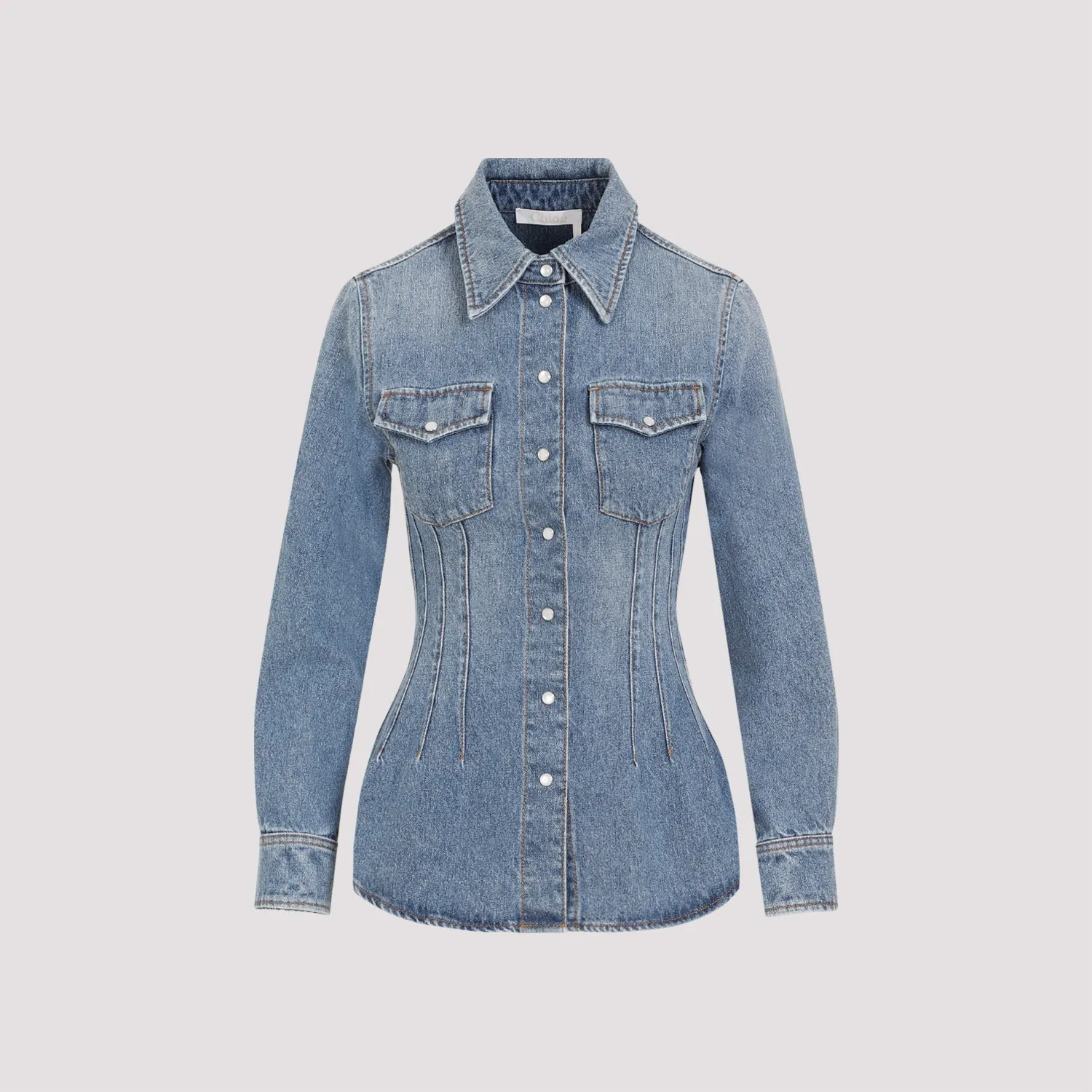Chloe Denim Shirt sold by Lord & Taylor