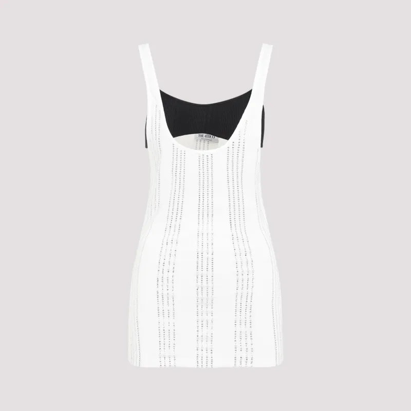The Attico Flat Ribbed Jersey Tank Top made by The Attico