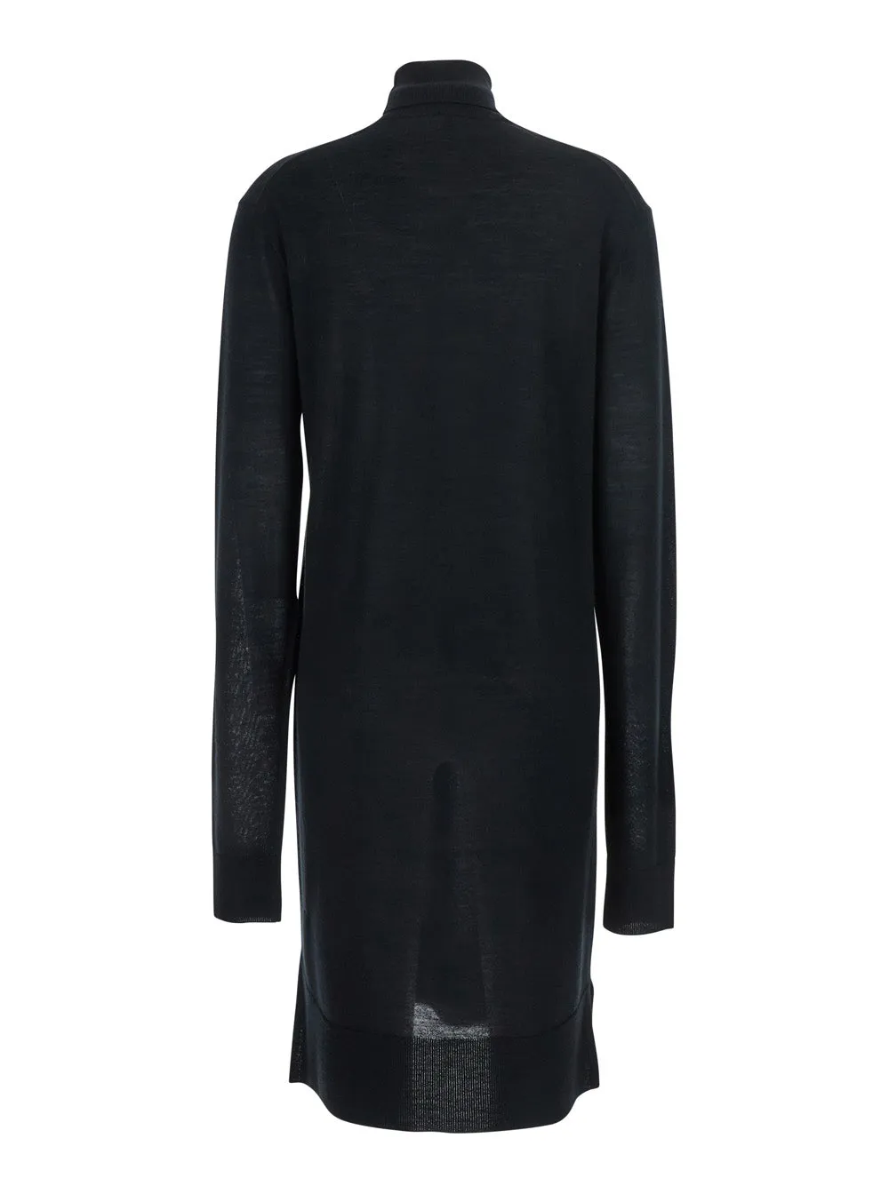 Black Turtleneck Dress with Side Slits sold by Lord & Taylor product image thumbnail 2