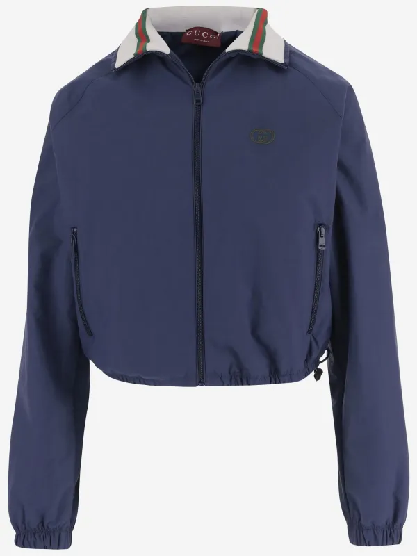 Nylon Sweatshirt with Logo made by Gucci