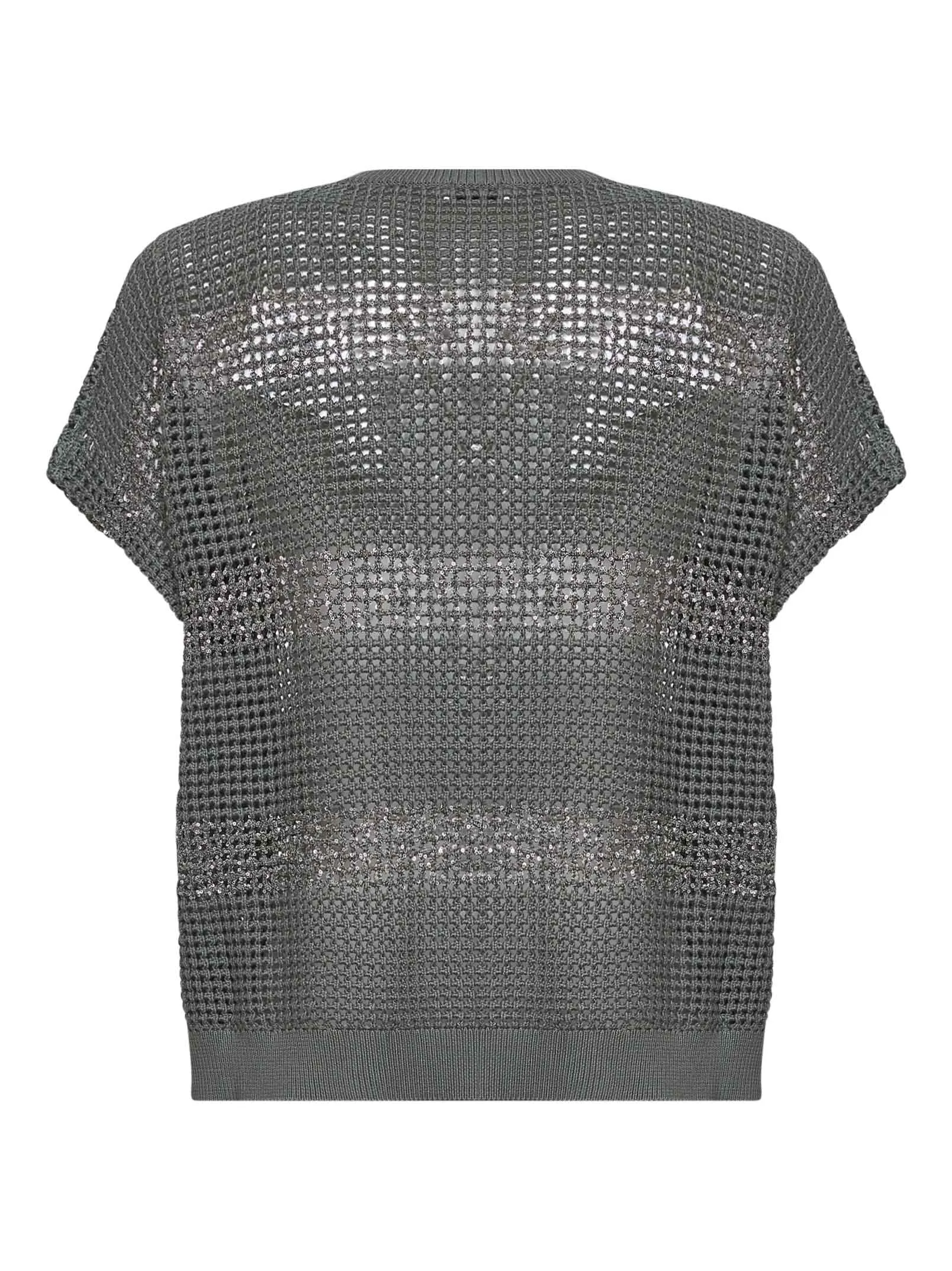 Sweater Khaki Cotton Net Knit sold by Lord & Taylor product image thumbnail 2