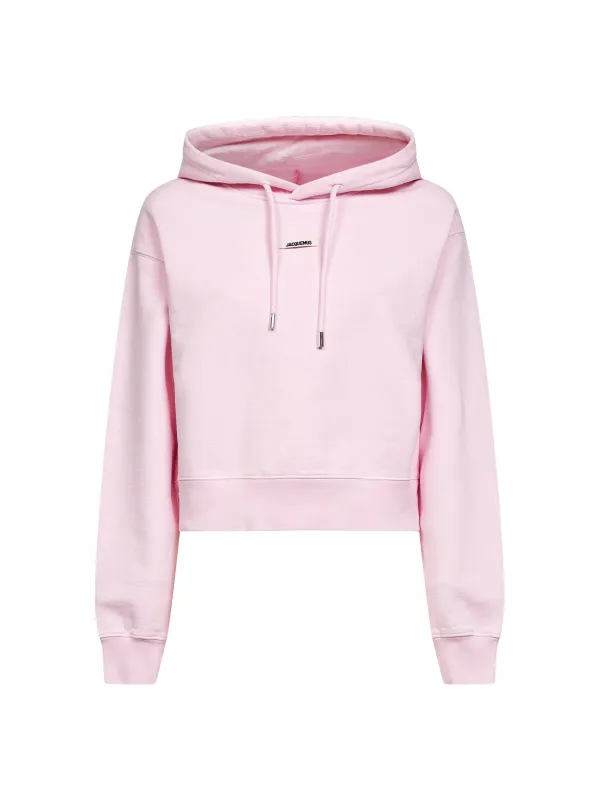 Pink Gros Grain Hoodie made by Jacquemus
