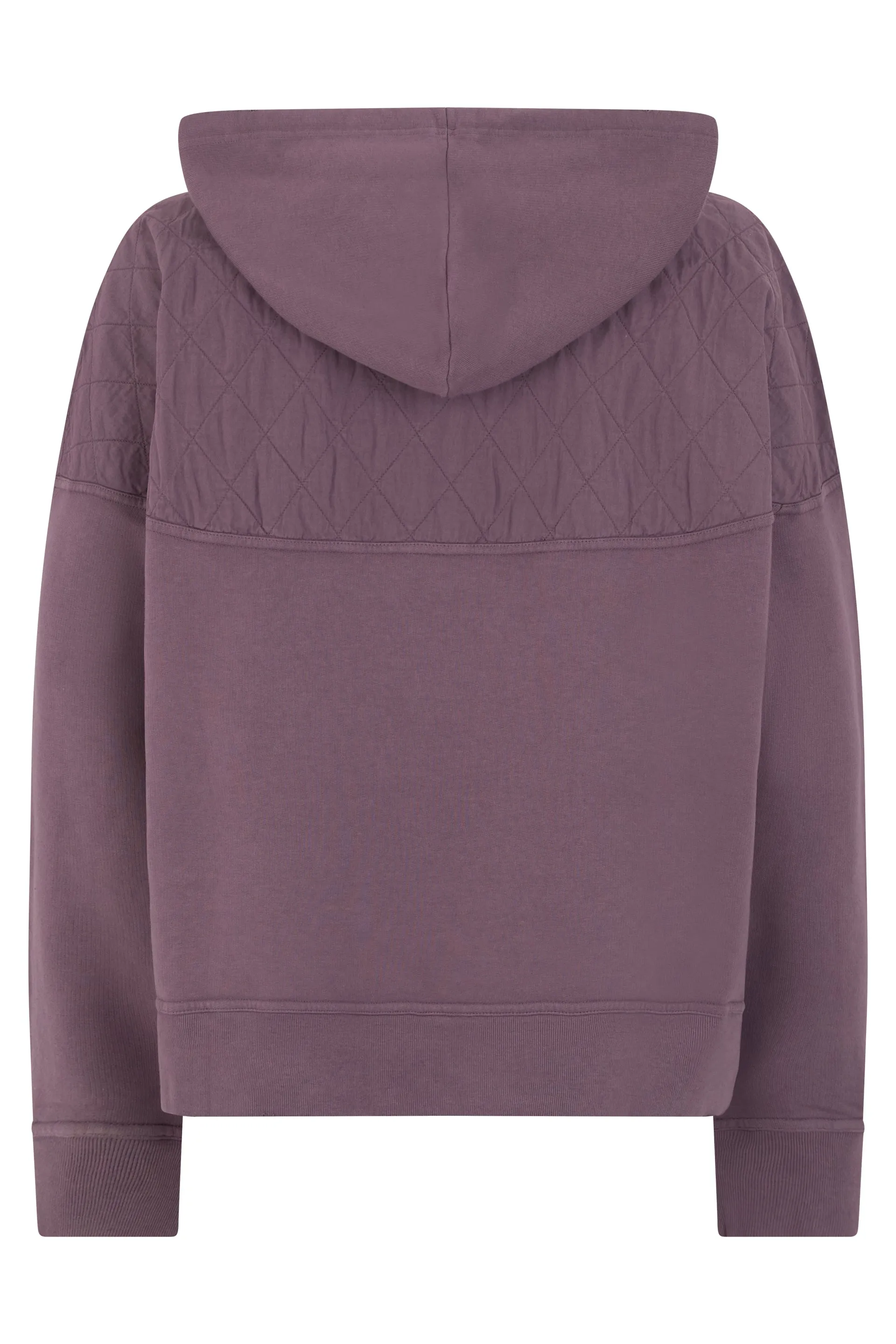 Hoodie with Half Zip in Mauve sold by Lord & Taylor product image thumbnail 2