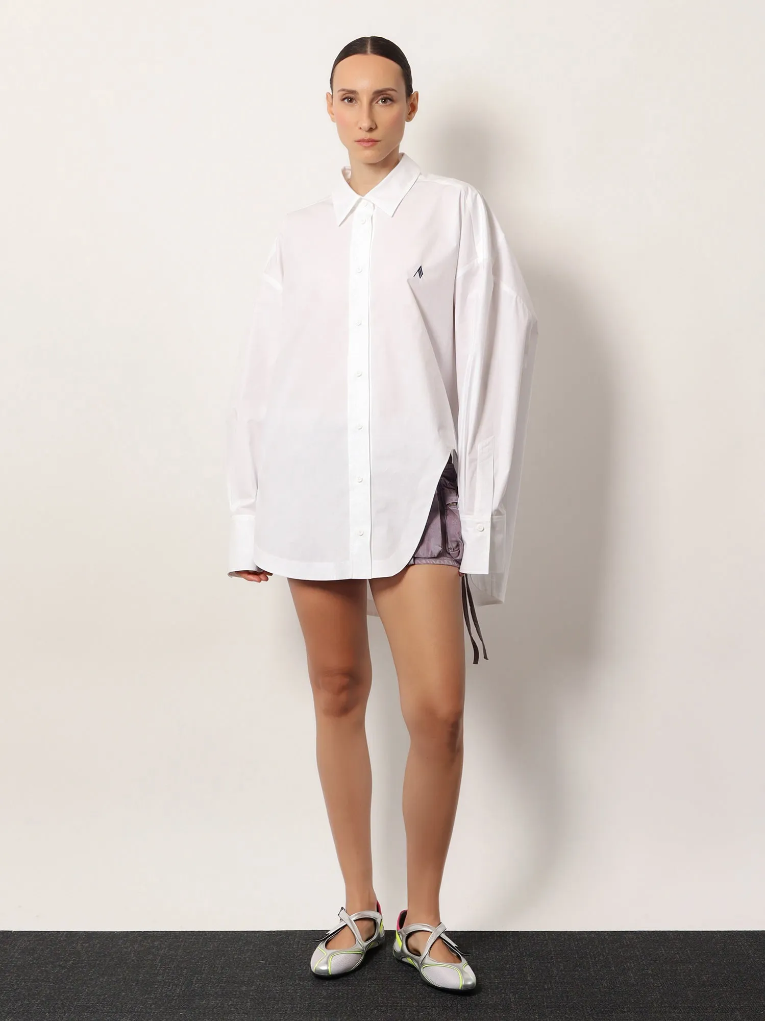 Oversize Cotton Shirt sold by Lord & Taylor product image thumbnail 2