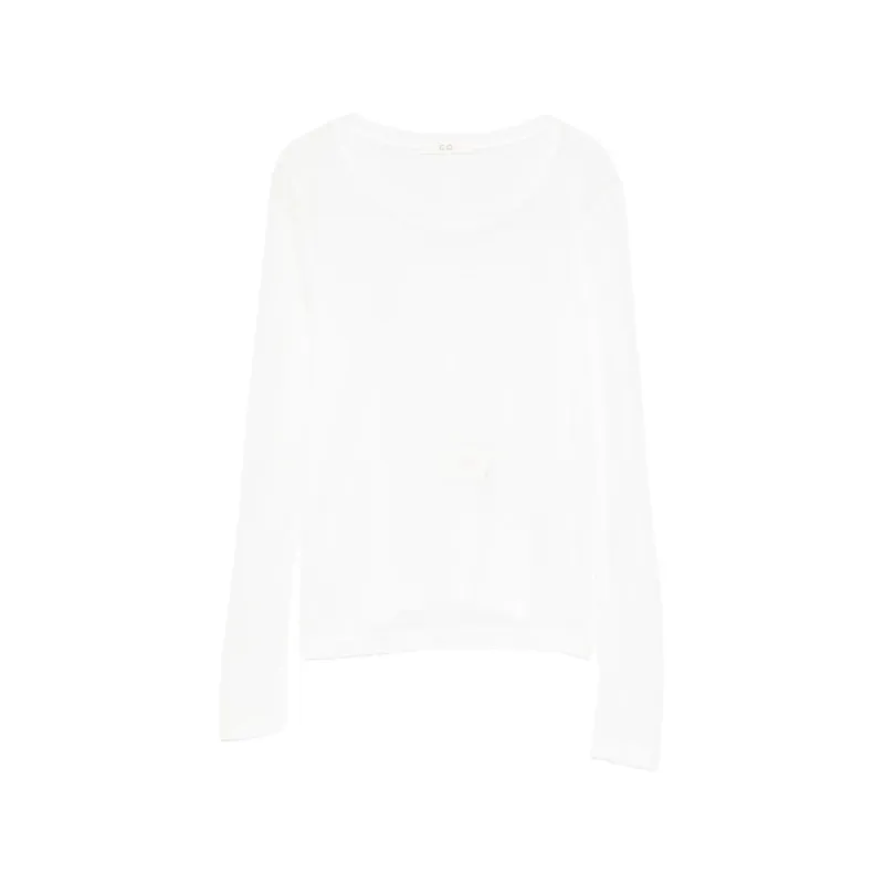 Sweater Ivory Cotton made by CO