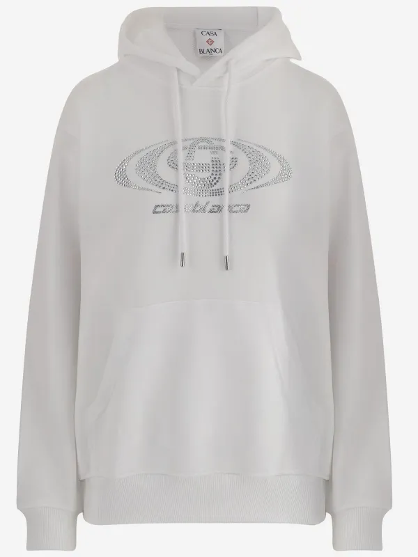 Cotton Sweatshirt with Logo made by Casablanca