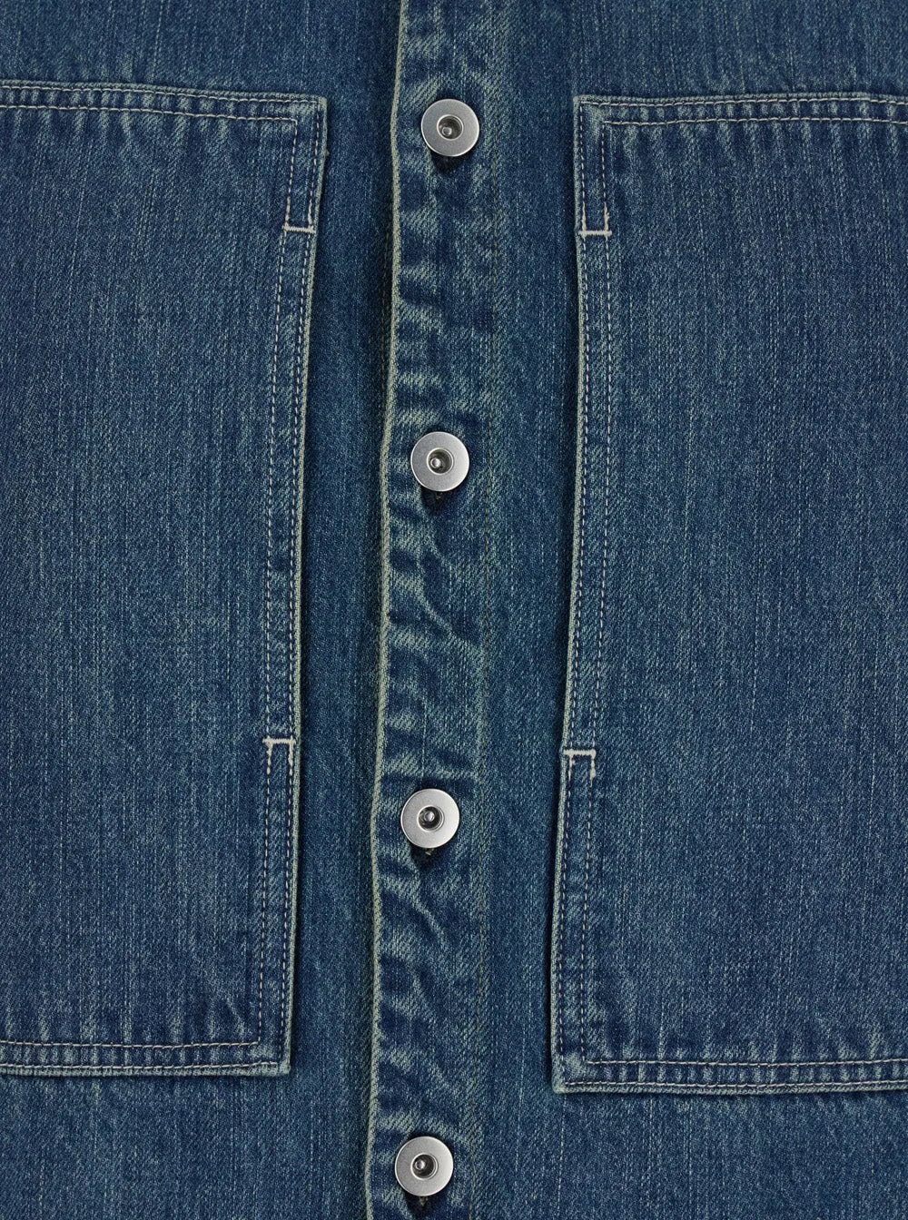 Blue Denim Shirt with Logo Patch sold by Lord & Taylor product image thumbnail 3