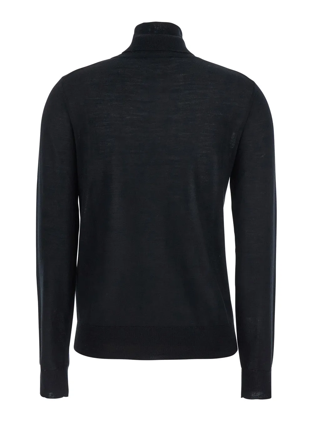 Black Turtleneck Sweater in Wool Blend sold by Lord & Taylor product image thumbnail 2