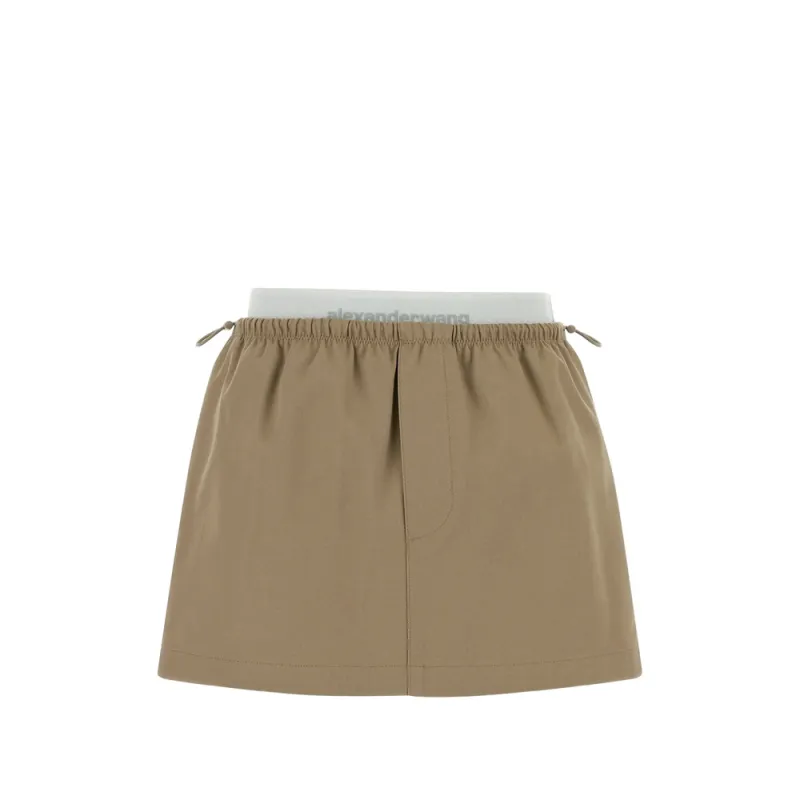 A-Line Skirt Neutrals made by Alexander Wang