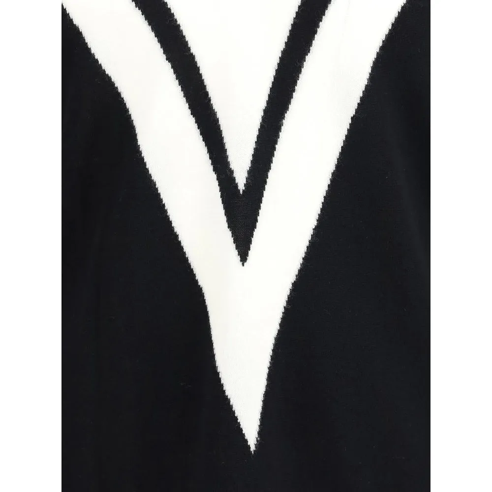 V-neck Sweater Black/White sold by Lord & Taylor product image thumbnail 3