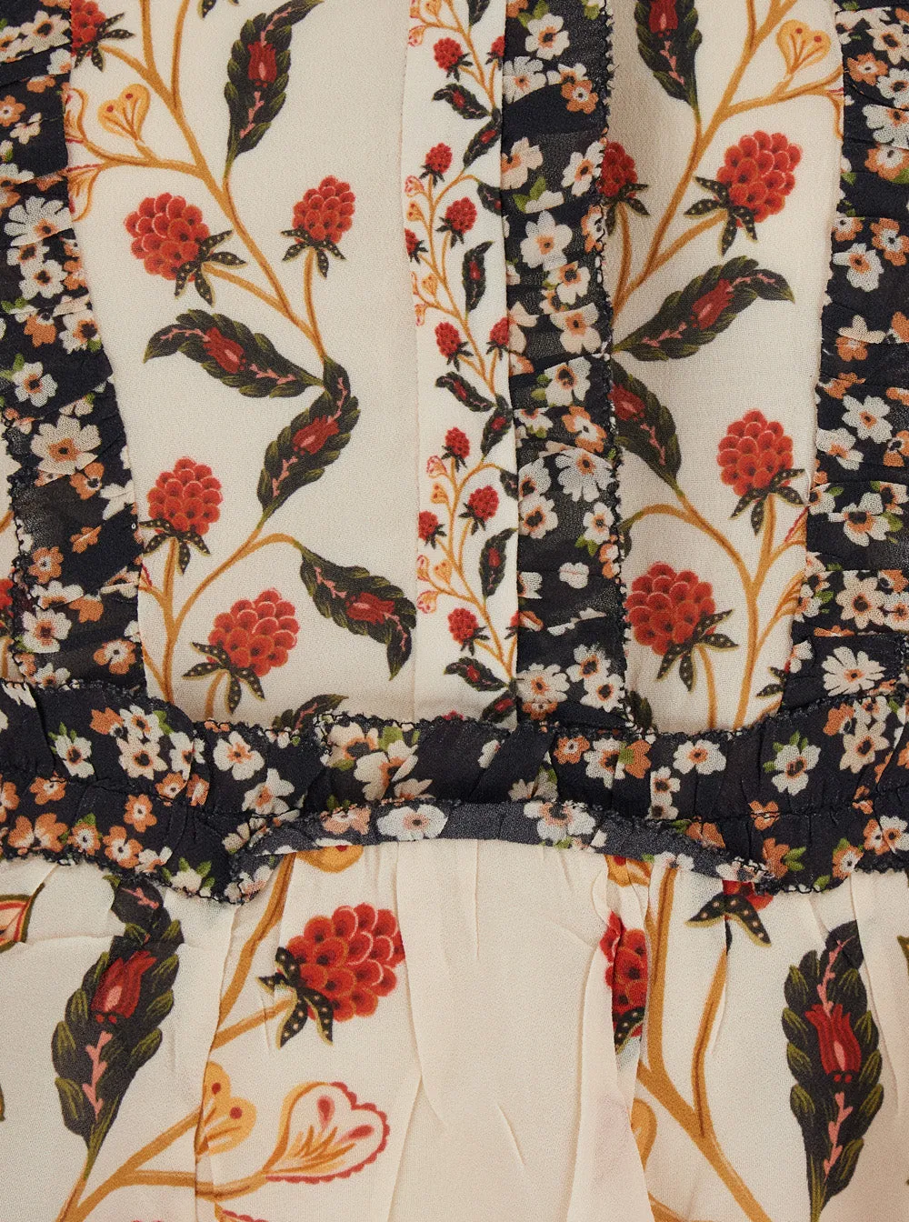 Multicolor Floral Print Ruched Dress sold by Lord & Taylor product image thumbnail 3