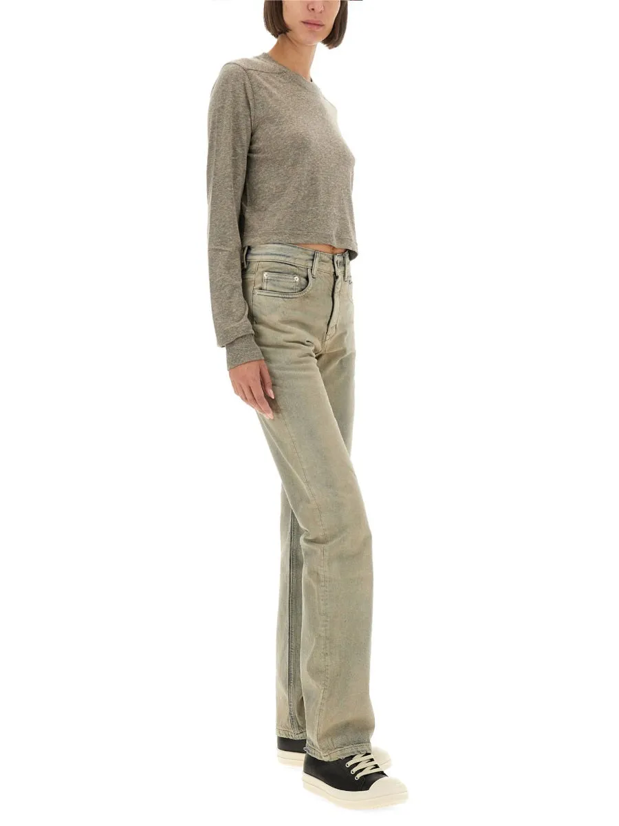 Cropped Grey T-Shirt sold by Lord & Taylor product image thumbnail 4
