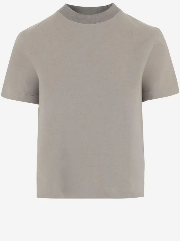 Cotton T-shirt with Back Logo made by Jacquemus