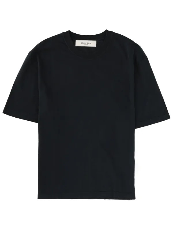 T-Shirt Logo Black made by Golden Goose