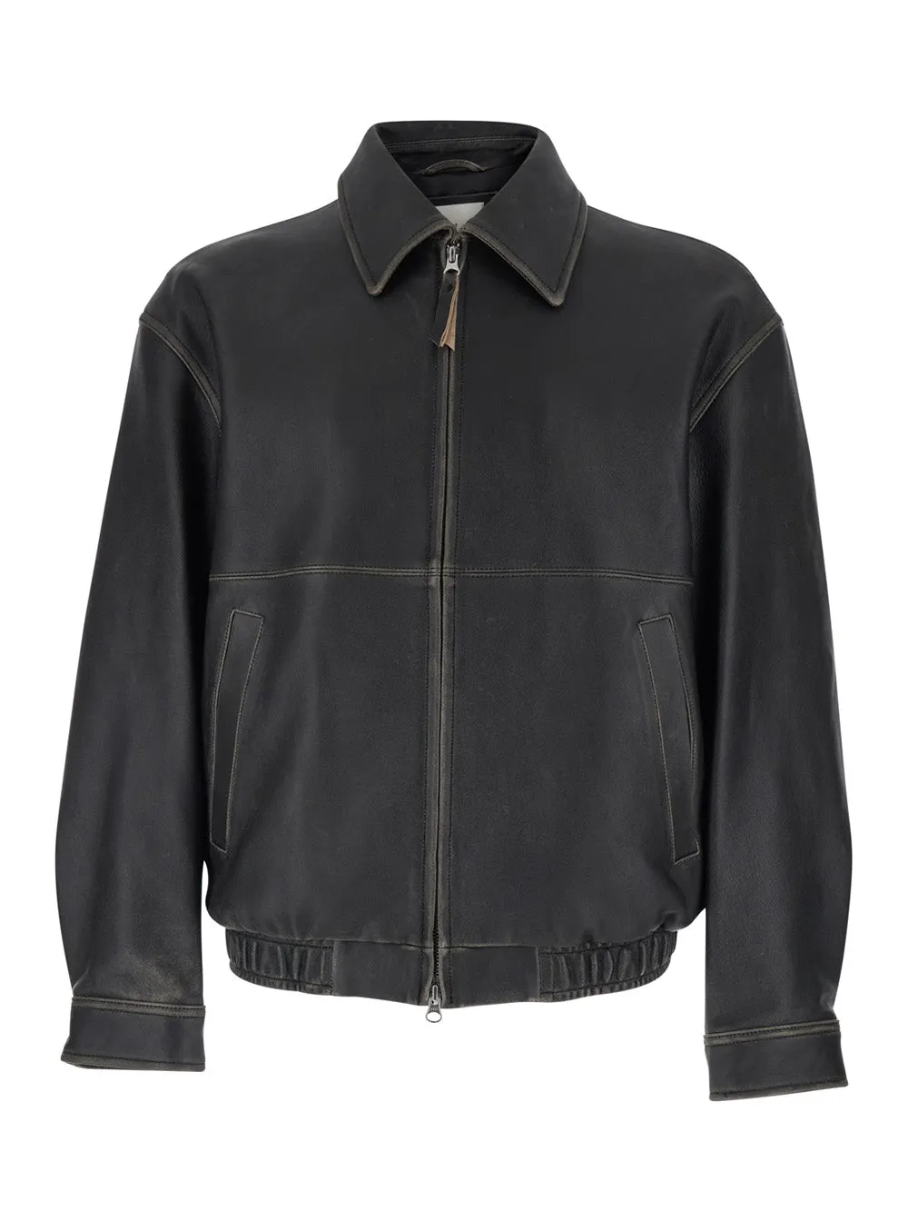Leather Jacket UDJU6A105G3 Black sold by Lord & Taylor