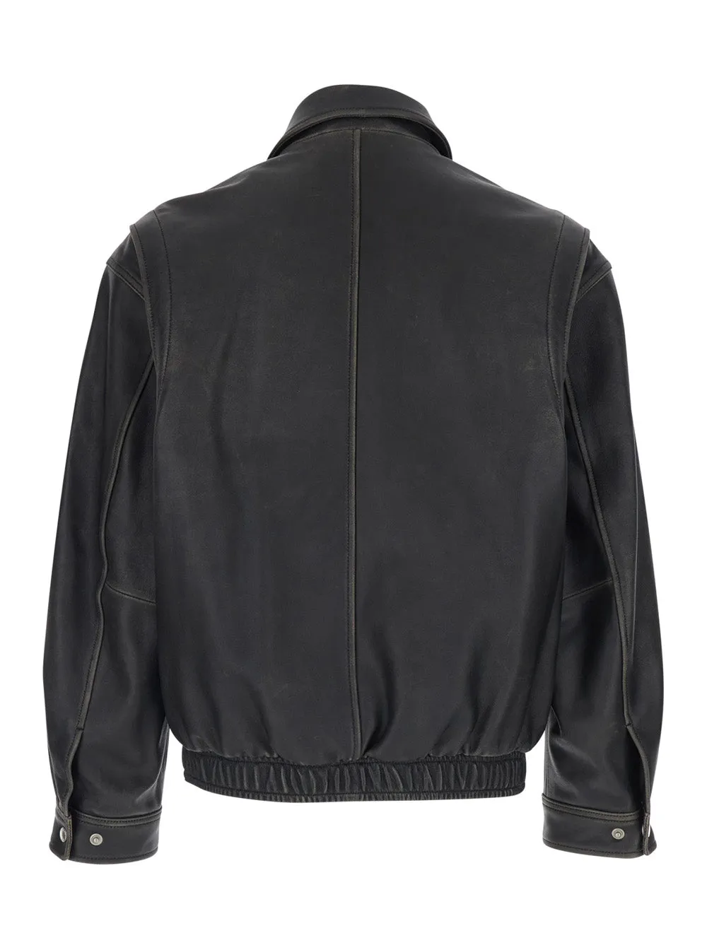 Leather Jacket UDJU6A105G3 Black sold by Lord & Taylor product image thumbnail 2