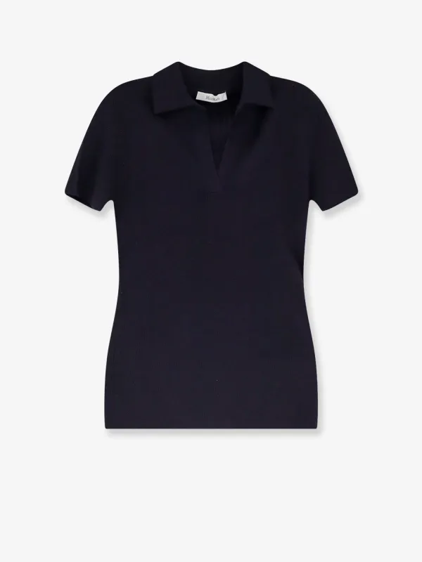 Virgin Wool Polo Shirt made by MaxMara