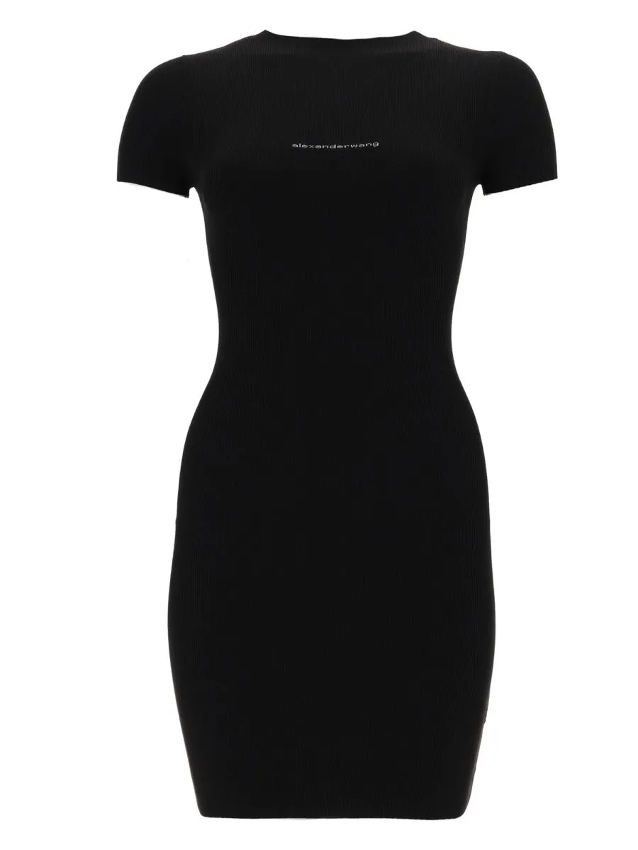 Mini Dress With Logo Black sold by Lord & Taylor
