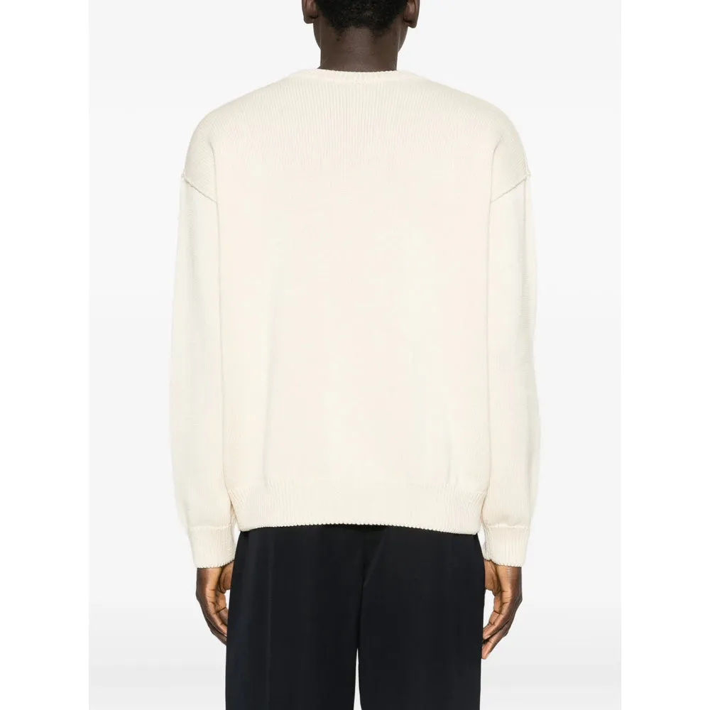 Crew Neck Sweater with Logo Detail sold by Lord & Taylor product image thumbnail 4