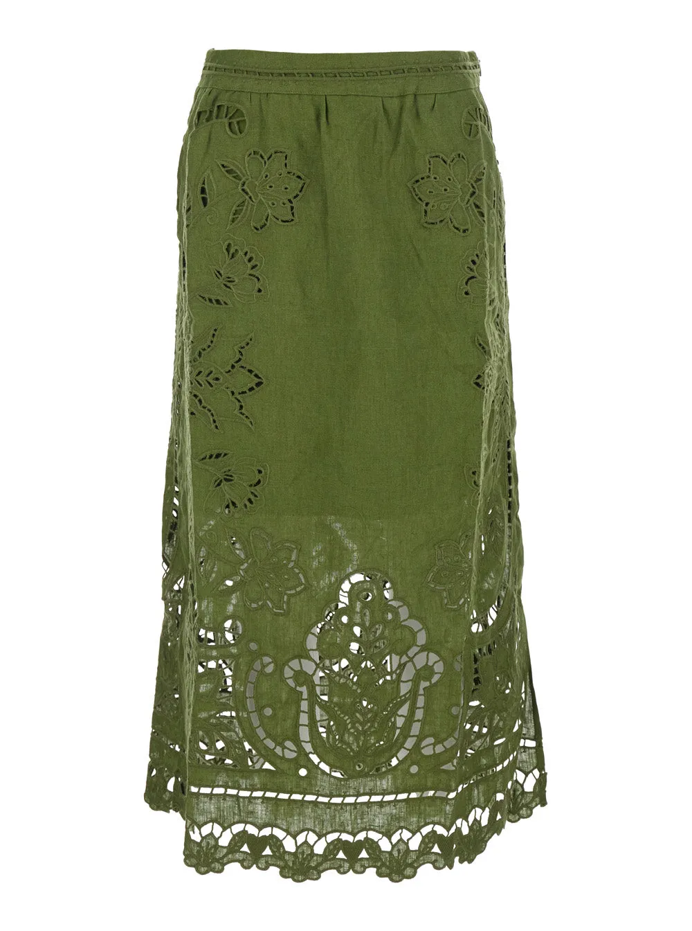 Dress Majestic Garden Green Linen sold by Lord & Taylor