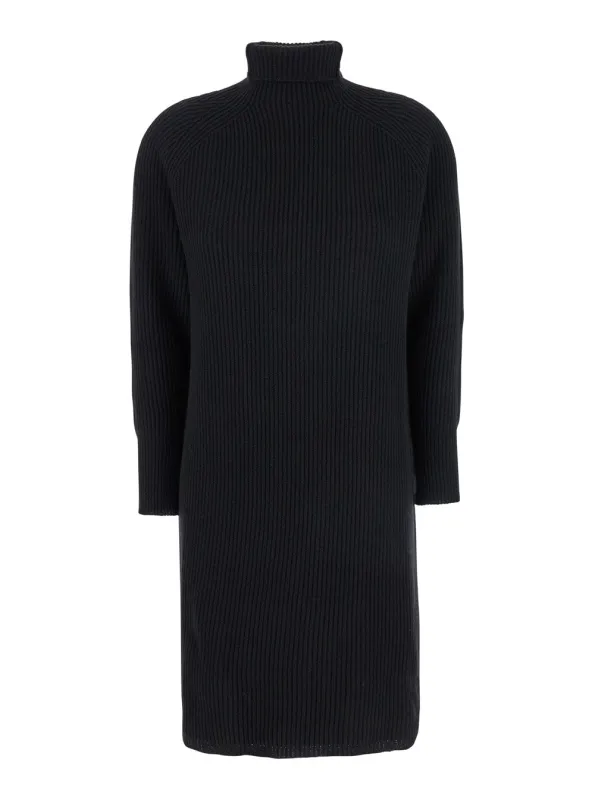 Ribbed Long Dress in Cashmere made by MaxMara