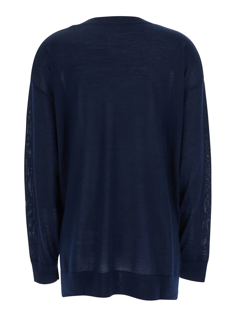 Blue Long-Sleeved Crewneck Sweater sold by Lord & Taylor product image thumbnail 2