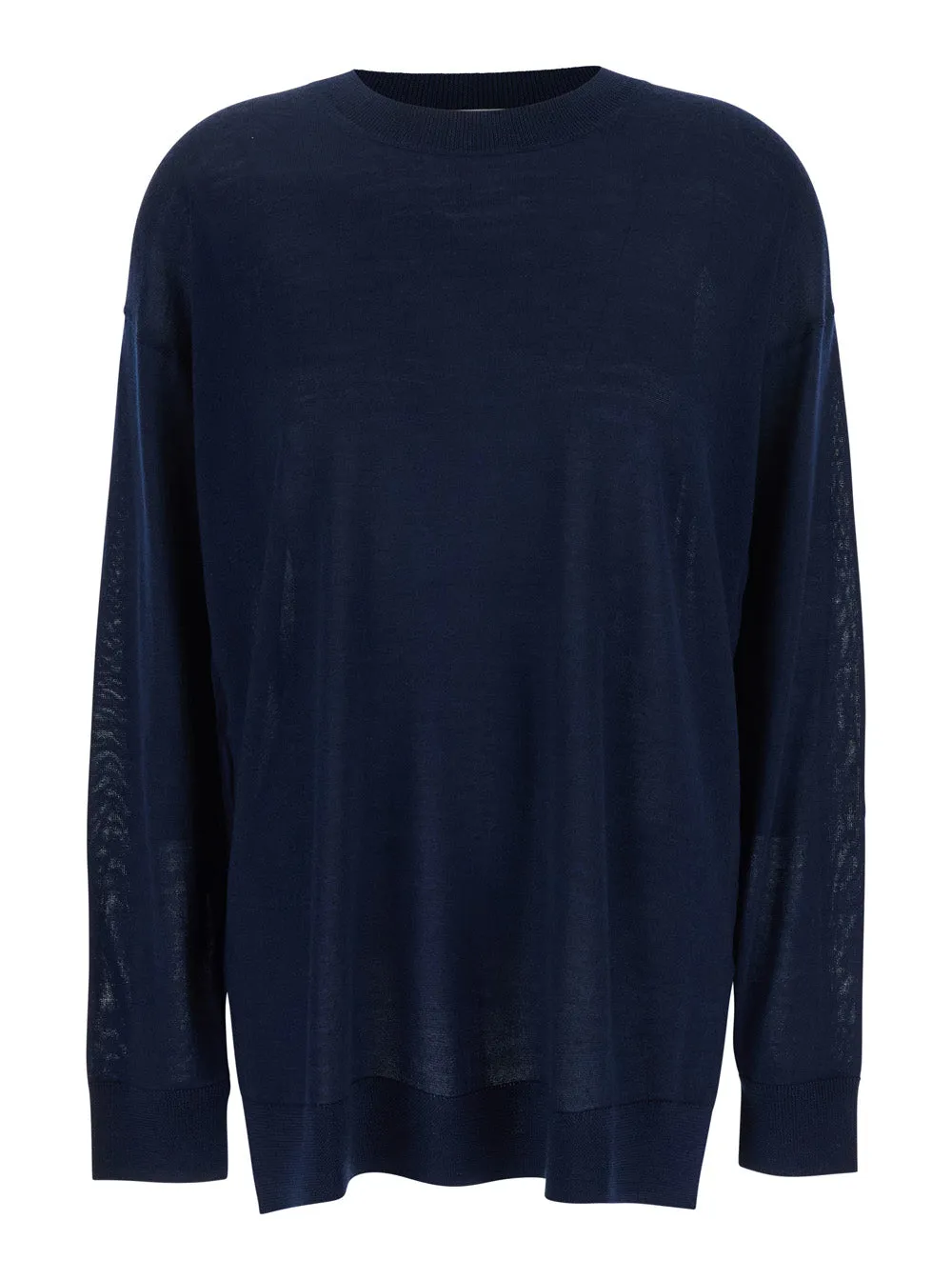 Blue Long-Sleeved Crewneck Sweater sold by Lord & Taylor