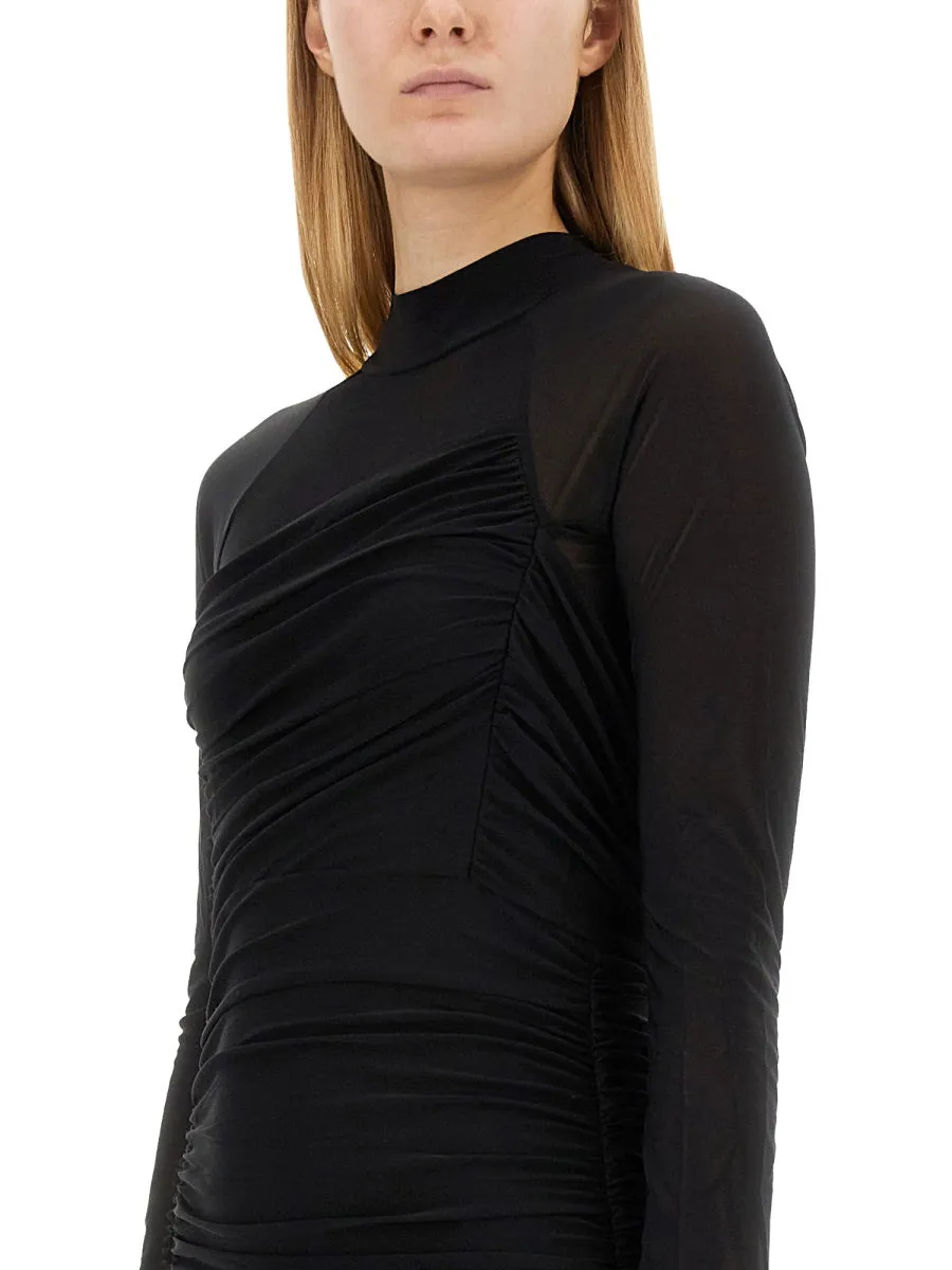 Mini Dress in Black Polyester sold by Lord & Taylor product image thumbnail 3