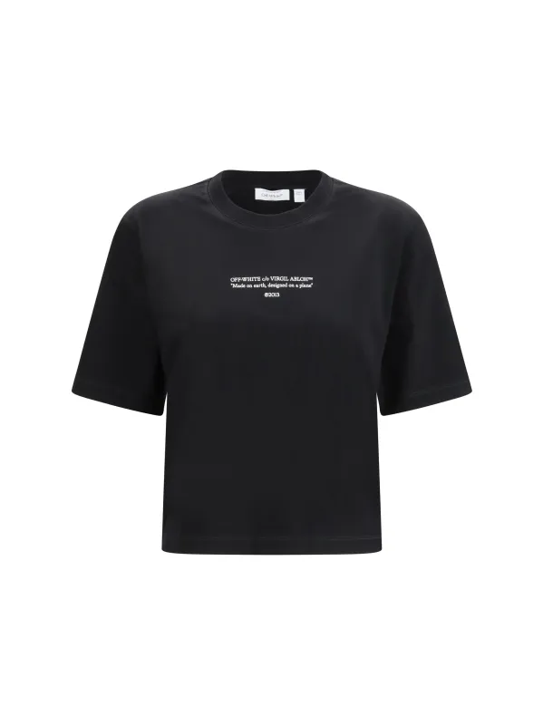 T-shirt Made on Earth Black/White made by Off-White